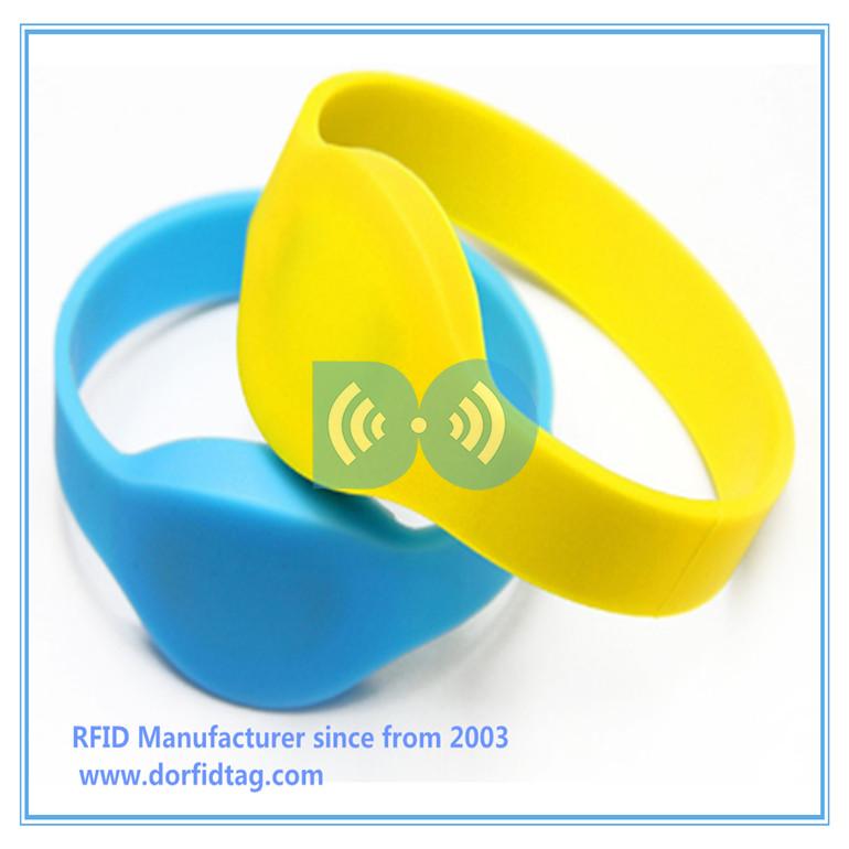 RFID enabled wristbands  with  micro RFID  micro chip for  Club VIP system rfid bluetooth